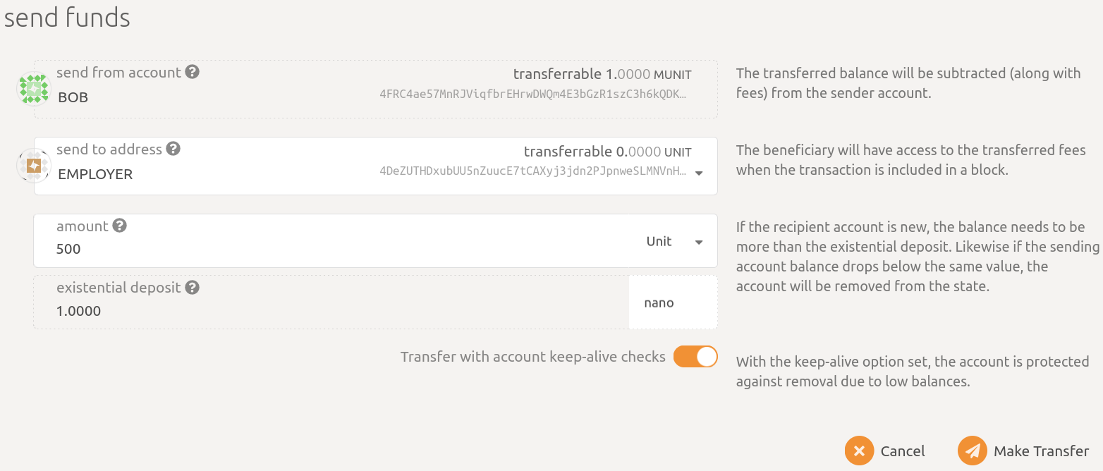 Transfer-Funds